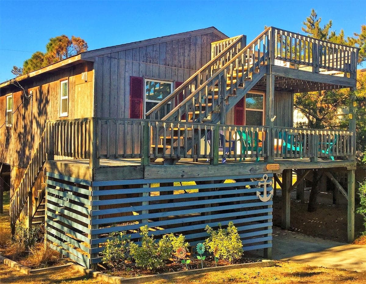 The home has three levels of outdoor space, all east facing for optimal morning glow.